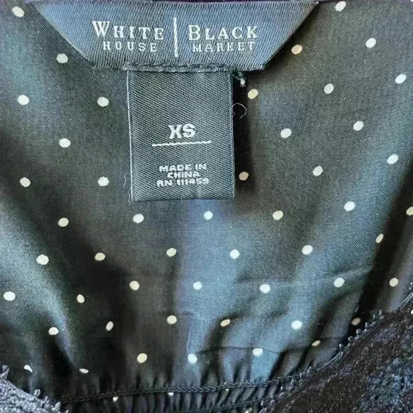 White House Black Market Polka Dot Tank Top in a Size Extra Small - Picture 3 of 5